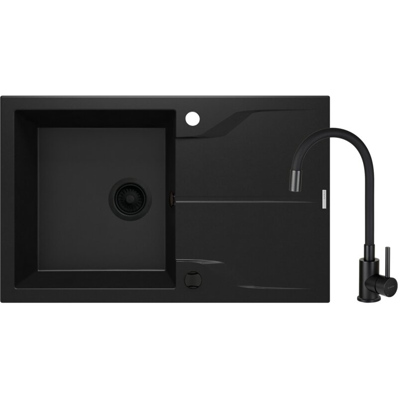Deante Andante ZQNNN113 Nero + bateria Nero