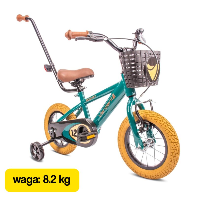 Rower dziecięcy SUN BABY Verdant Rowan 12 cali Zielony Wzrost: 85-100 cm Wiek: 2-4 lata
