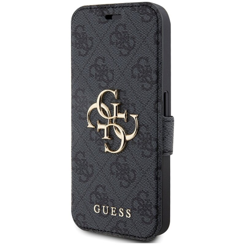Etui GUESS 4G Metal Logo do Apple iPhone 15 Pro Szary
