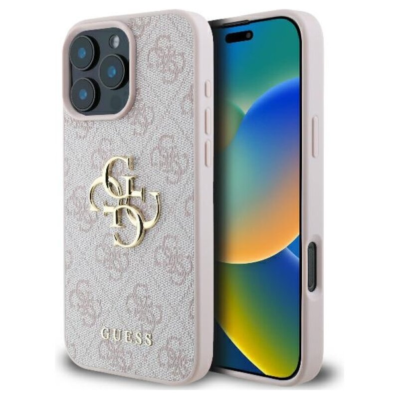 Etui GUESS 4G Big Logo do Apple iPhone 16 Pro Różowy