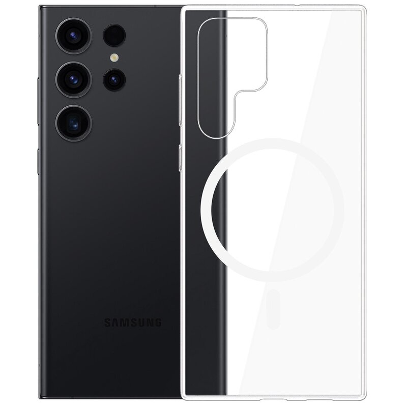 Etui 3MK Clear MagCase do Samsung Galaxy S24 Ultra Przezroczysty