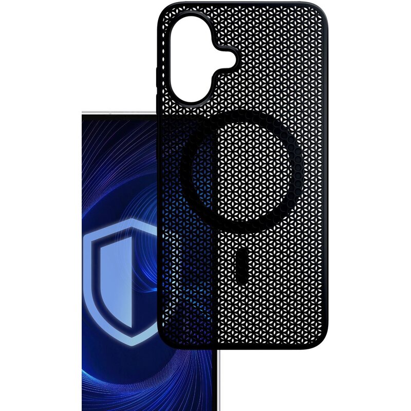 3mk COOLing MagCase do iPhone 16 Czarny