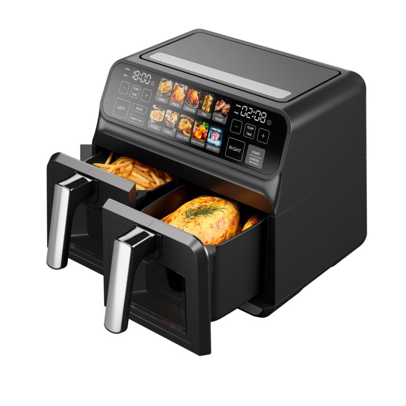 Air Fryer Frytkownica beztłuszczowa GÖTZE & JENSEN AF720K Dual