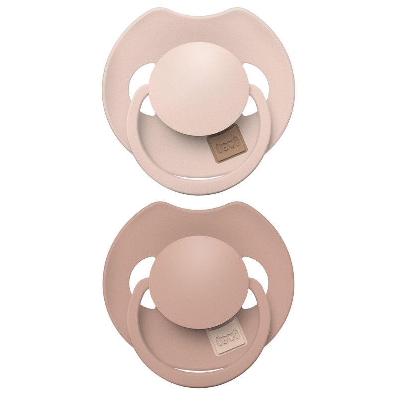 Smoczek LOVI Prime 18 m+ Beżowy (2 sztuki)