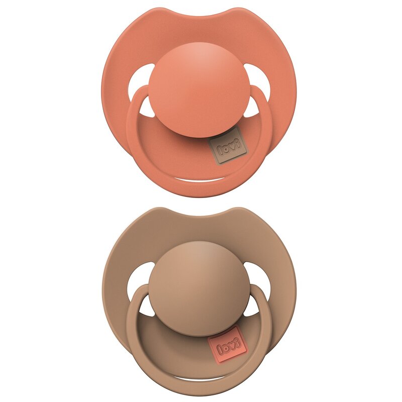 Smoczek LOVI Prime 34/410 6-18 m Pomarańczowy (2 sztuki)