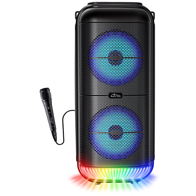 Power audio MEDIA-TECH MT3183 Mikrofon Karaoke Czarny