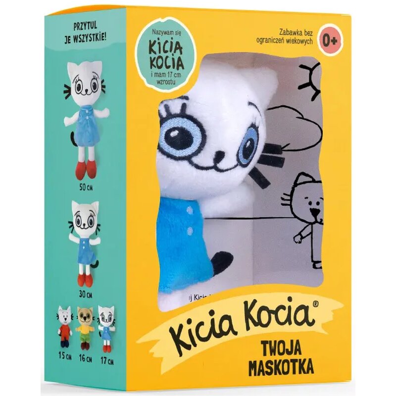 Maskotka MEDIA RODZINA Kicia Kocia 17 cm