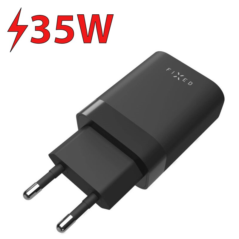 Ładowarka sieciowa FIXED FIXC35-2C-BK 35W Czarny ładowarka do telefonu USB-C