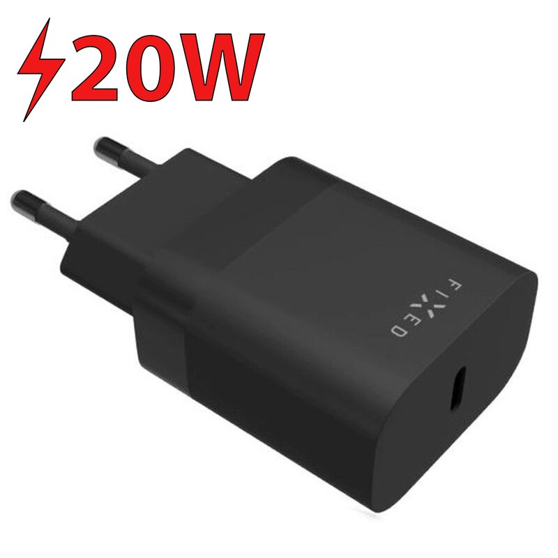 Ładowarka sieciowa FIXED FIXC20N-C-BK 20W Czarny ładowarka do telefonu USB-C