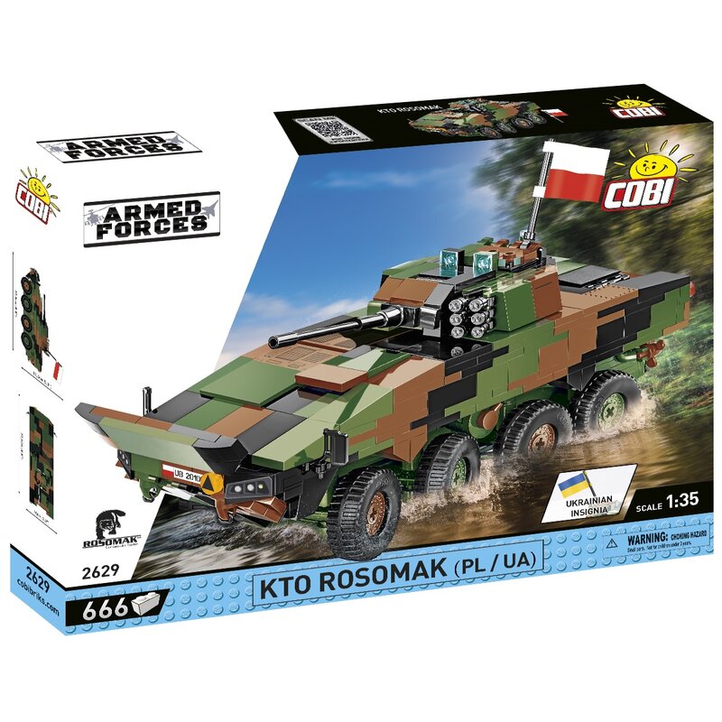 Klocki plastikowe COBI Armed Forces KTO Rosomak COBI-2629