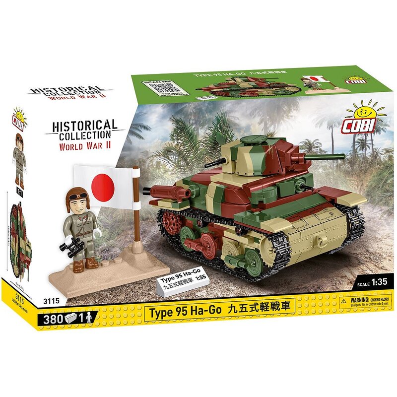 Klocki plastikowe COBI Historical Collection World War II Type 95 Ha-Go COBI-3115