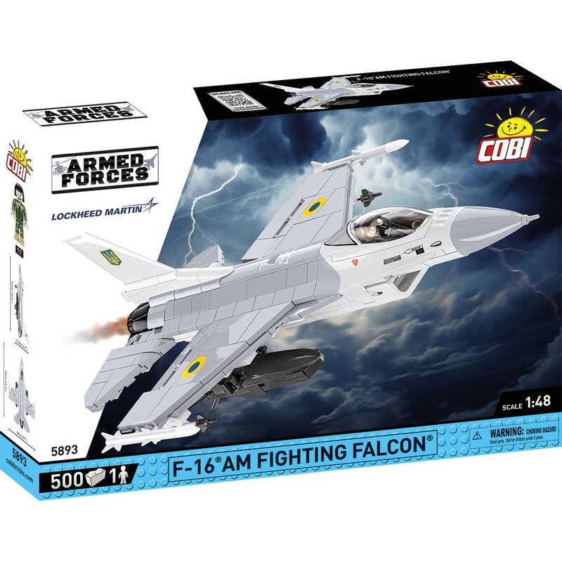 Klocki plastikowe COBI Armed Forces F-16AM Fighting Falcon COBI-5893