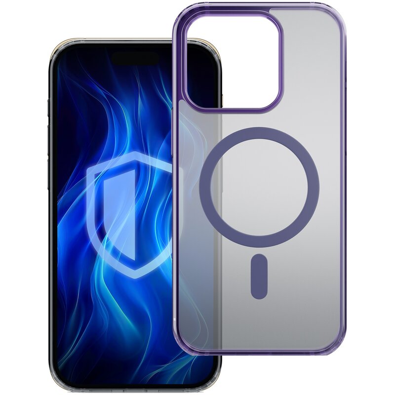 Etui 3MK Frosty MagCase do Apple iPhone 13 Pro Max Fioletowy