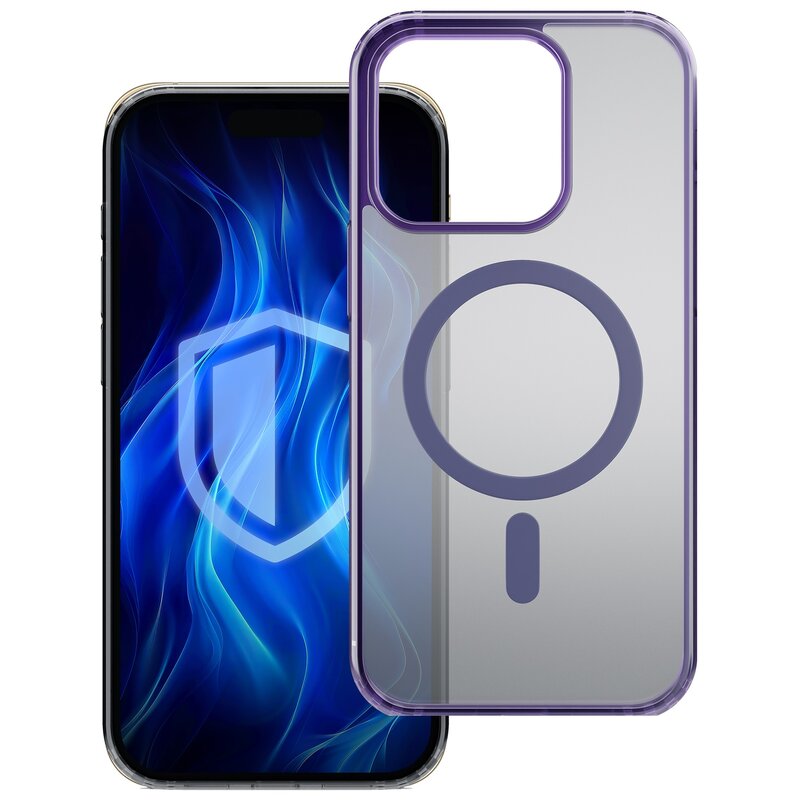 Etui 3MK Frosty MagCase do Apple iPhone 16 Pro Max Fioletowy