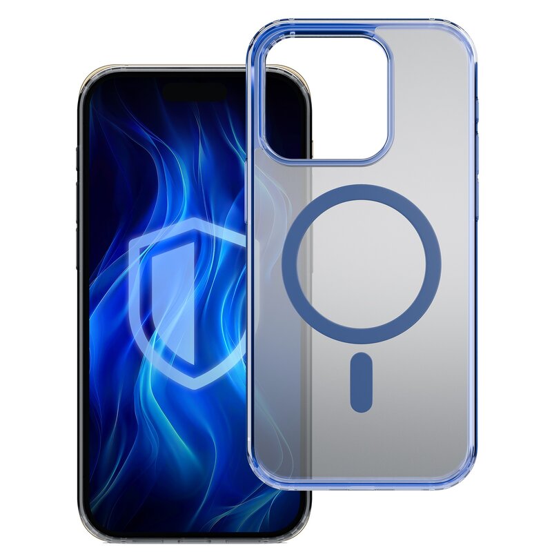 Etui 3MK Frosty MagCase do Apple iPhone 16 Pro Niebieski