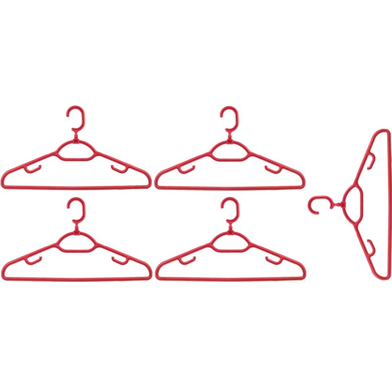 Wieszak na ubrania JOTTA Afra Malinowy (5 sztuk)