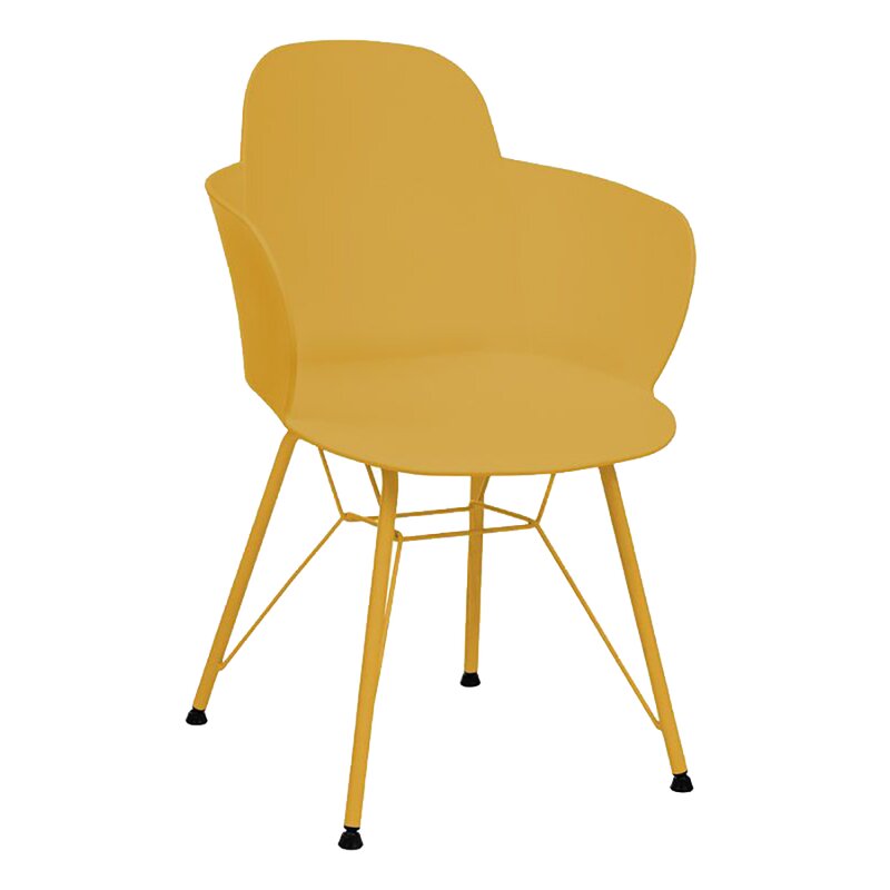 Krzesło MIRPOL Emma Żółty