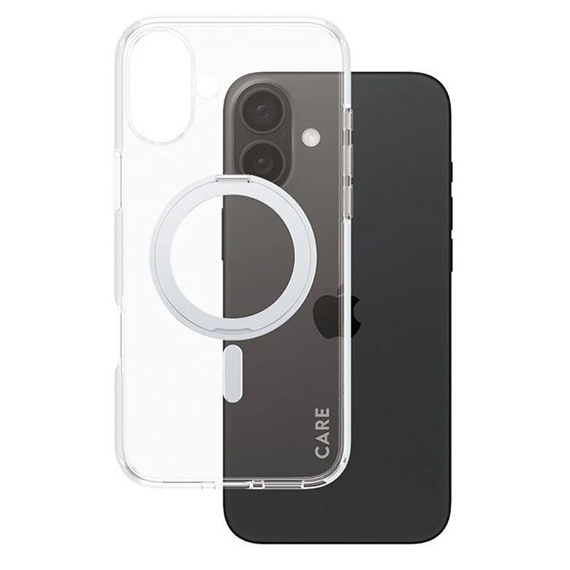 Etui PANZERGLASS Care Feature Kickstand MagSafe do Apple iPhone 16 Plus Przezroczysty