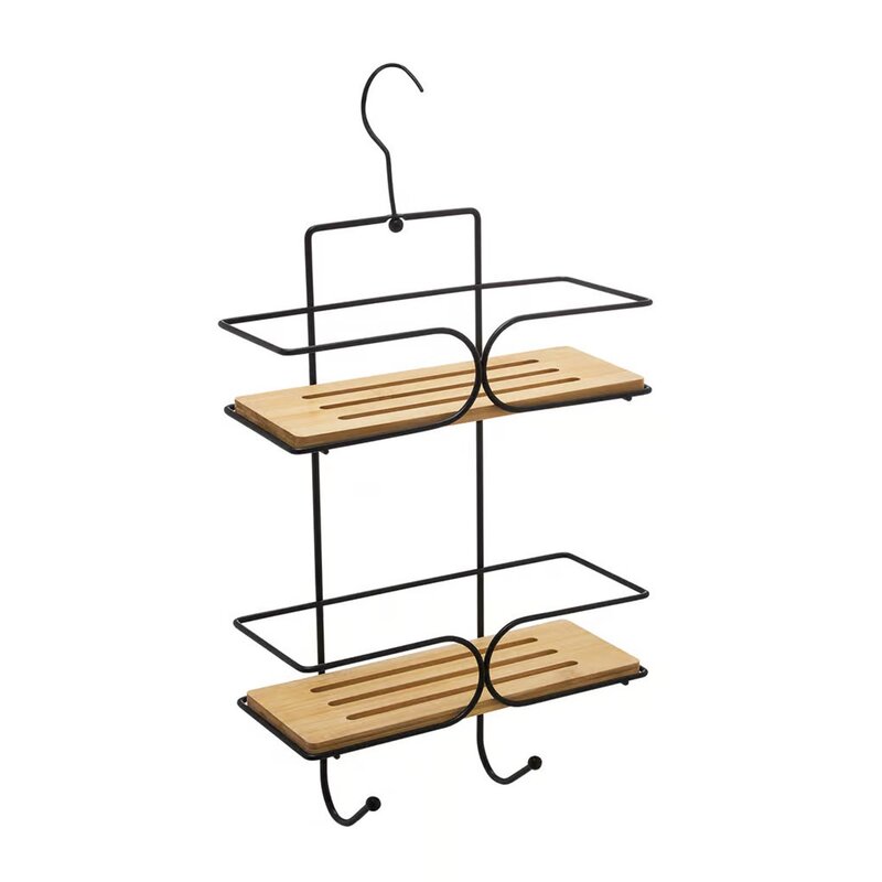 Półka łazienkowa wisząca JOTTA Scandic 93850 Czarno-beżowy