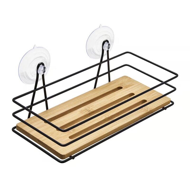 Półka łazienkowa wisząca JOTTA Scandic 93852 Czarno-beżowy