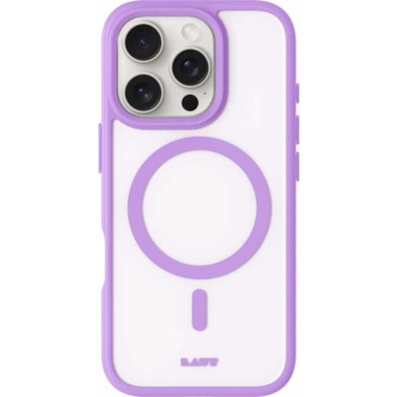 Etui LAUT Huex Protect MagSafe do Apple iPhone 16 Pro Max Fioletowy