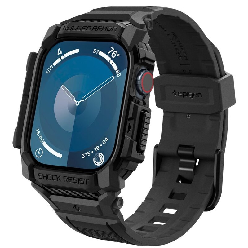 Pasek SPIGEN Rugged Armor Pro do Apple Watch do koperty 42mm Czarny