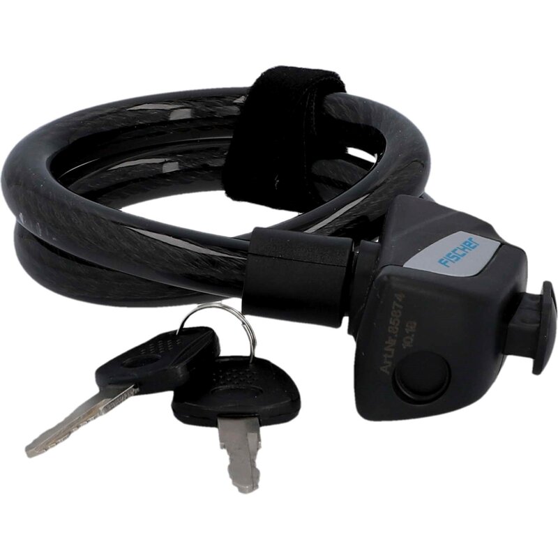 Zapięcie rowerowe FISCHER 85874 Linka Czarny