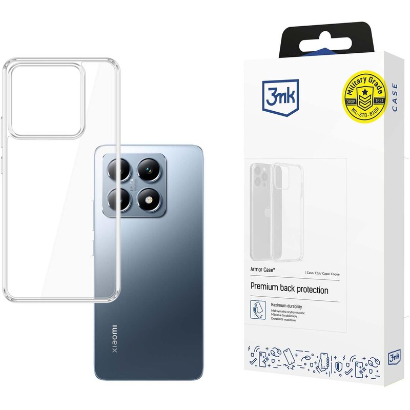 3mk Armor Case do Xiaomi 14T Przezroczysty