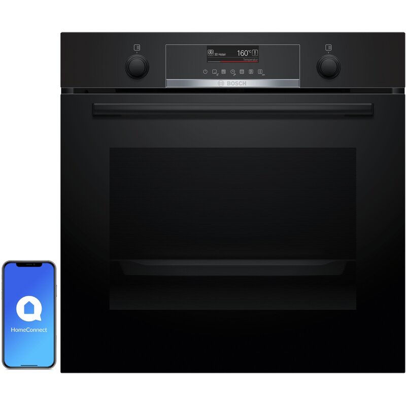 Piekarnik BOSCH HBG579EB7 Elektryczny Czarny A+ Air Fryer pieczenie bez tłuszczu sterowanie przez aplikacje HomeConnect