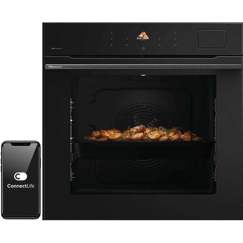 Piekarnik HISENSE BAS614P8B Elektryczny parowy Czarny A+