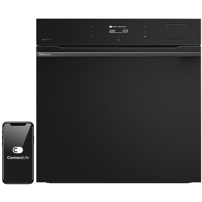 Piekarnik HISENSE BFS615S8B  Elektryczny parowy Czarny A+