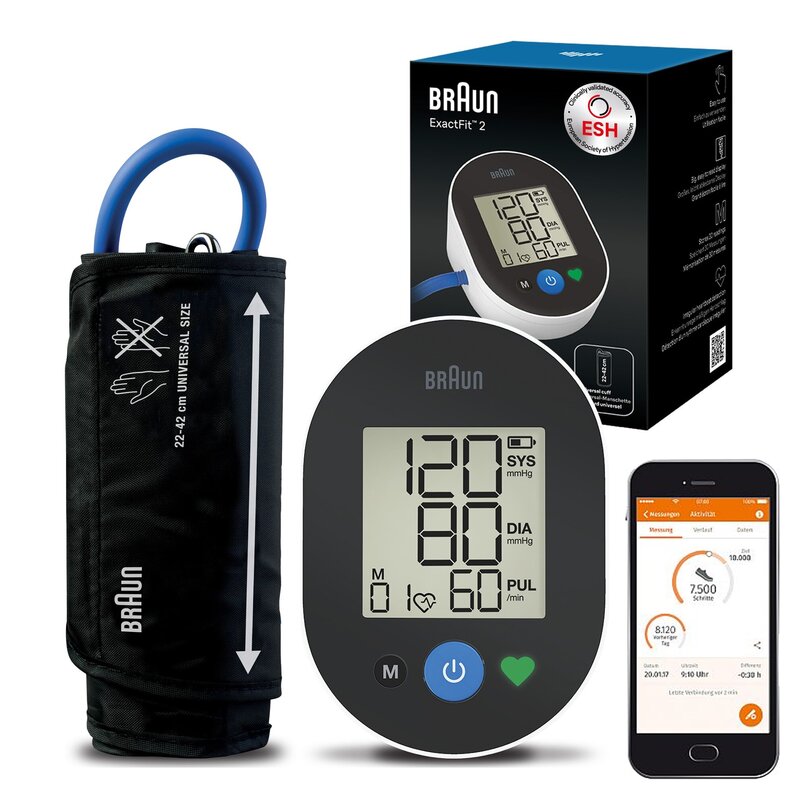Braun ExactFit 2 BUA4050EU Wykrywanie arytmii