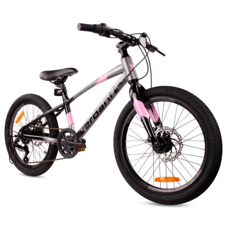 Rower dziecięcy SUN BABY Verdant 20 cali Grafitowo-różowy Wzrost: 115-135 cm Wiek: 5-8 lat