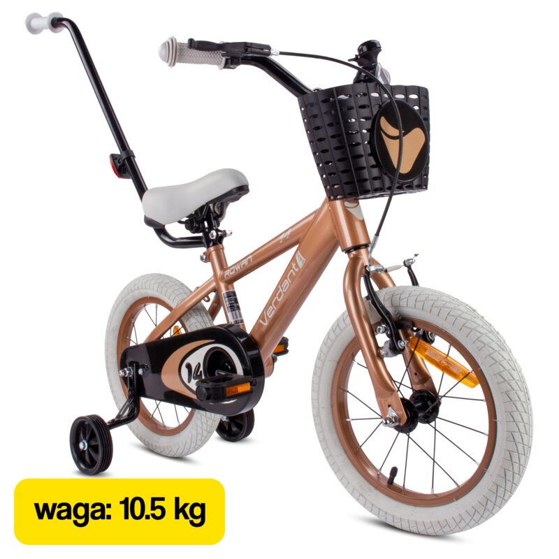 Rower dziecięcy SUN BABY Verdant Rowan 14 cali Cappuccino Wzrost: 95-110 cm Wiek: 3-5 lata