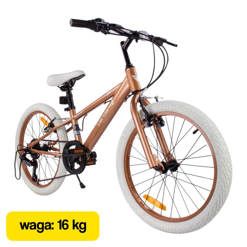 Rower dziecięcy SUN BABY Verdant 20 cali Cappuccino Wzrost: 120-135 cm Wiek: 6-10 lat