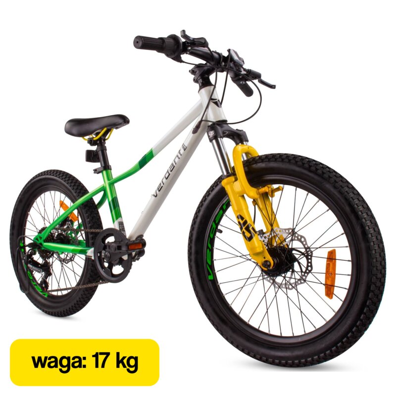 Rower 20 cali dla chłopca dziewczynki dziecięcy MTB Shimano 6 biegów Calix