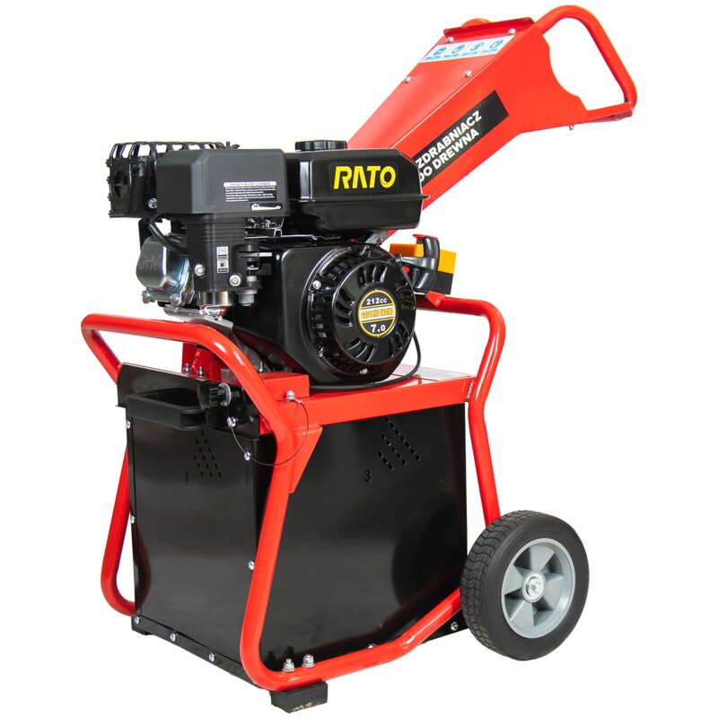 Rozdrabniacz do gałęzi GREENSO GBK-70-2QY spalinowy 4.3kW średnica cięcia 50mm