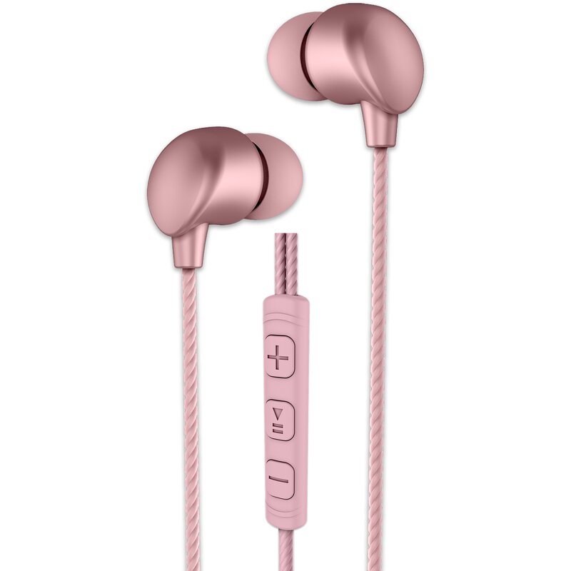 Słuchawki dokanalowe AUDEEO AO-EP2 Różowy