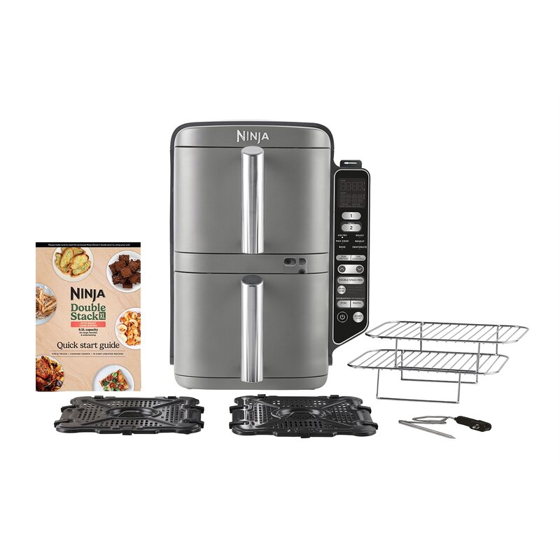 Air Fryer Frytkownica beztłuszczowa NINJA SL451EU 9.5l z podwójnym koszem i termometrem Foodie