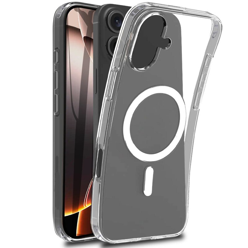 Etui ROCK Crystal MagSafe do Apple iPhone 16 Plus Przezroczysty