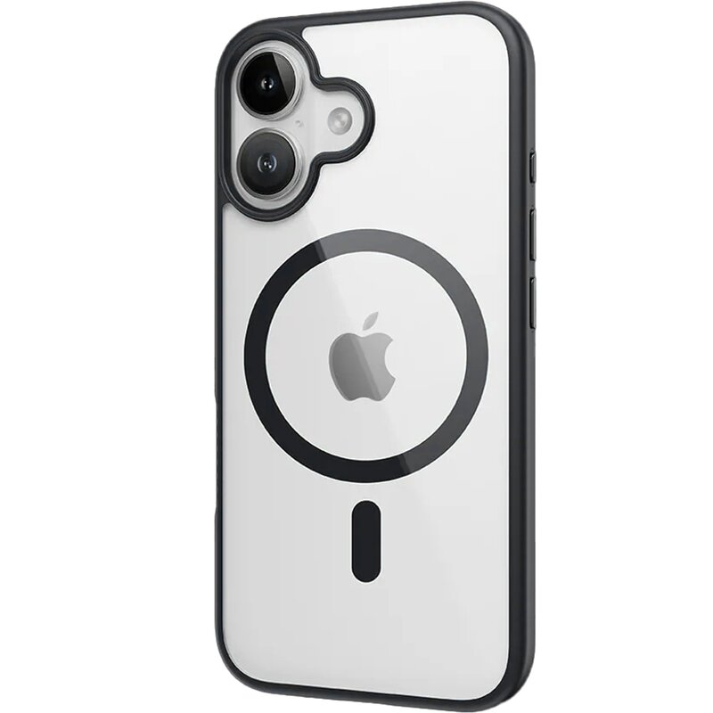 Etui ROCK Guard MagSafe Stand do Apple iPhone 16 Czarno-przezroczysty