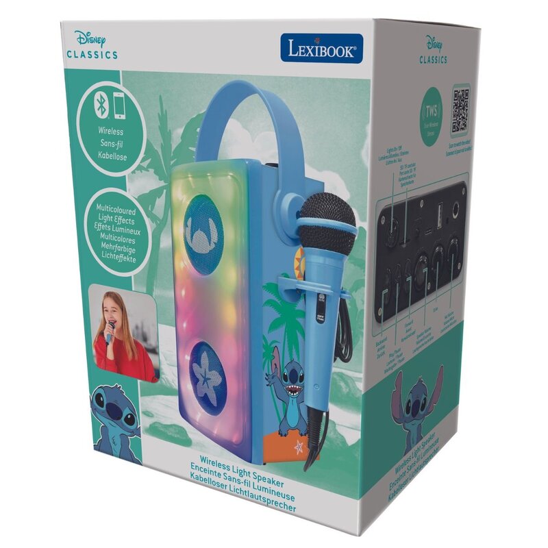 Zabawka głośnik mobilny LEXIBOOK Stitch BTP185DZ
