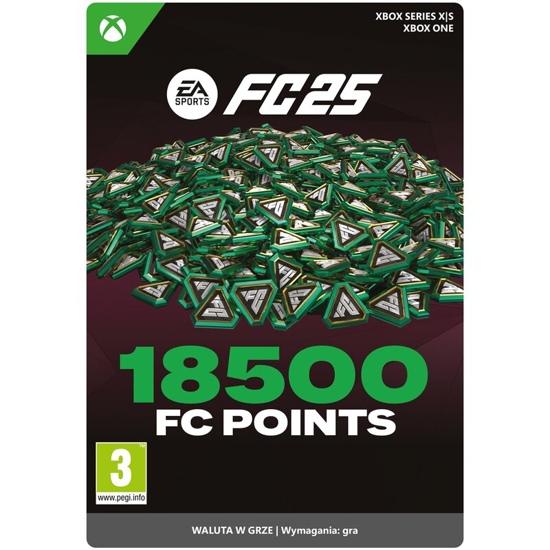 Kod aktywacyjny FC 25 Ultimate Team - 18500 punktów
