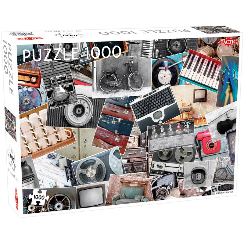Puzzle TACTIC Lovers Retro Mechanics 56630 (1000 elementów)