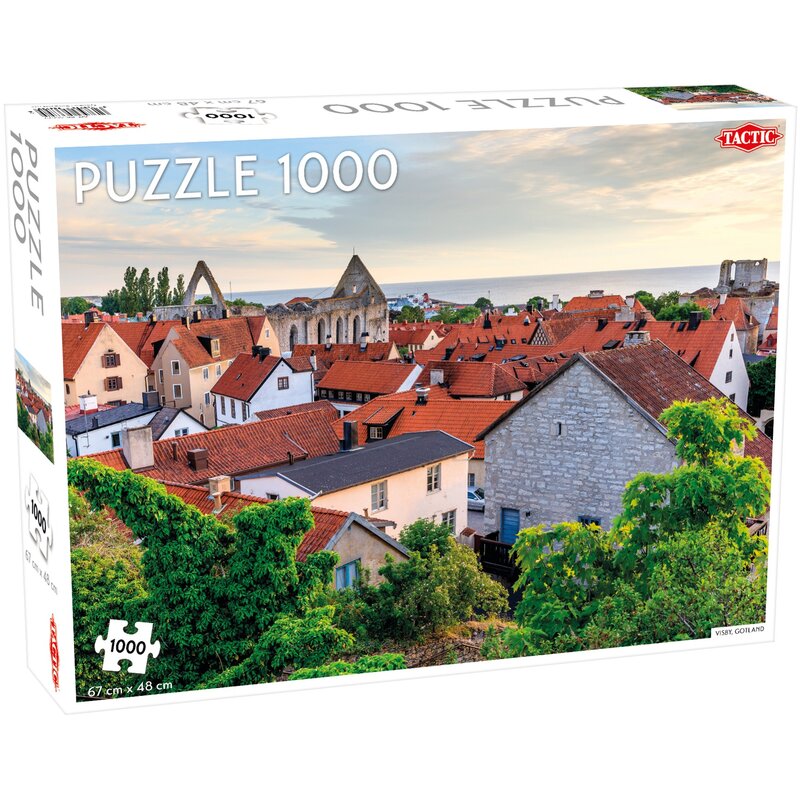 Puzzle TACTIC Lovers Visby Gotland 56679 (1000 elementów)