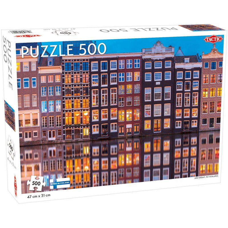 Puzzle TACTIC Lovers Amsterdam Netherlands 58291 (500 elementów)