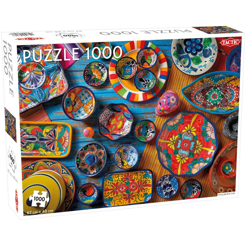 Puzzle TACTIC Lovers Mexican Pottery 56758 (1000 elementów)