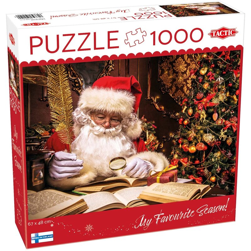 Puzzle TACTIC Lovers Santa Claus in his House 59219 (1000 elementów)