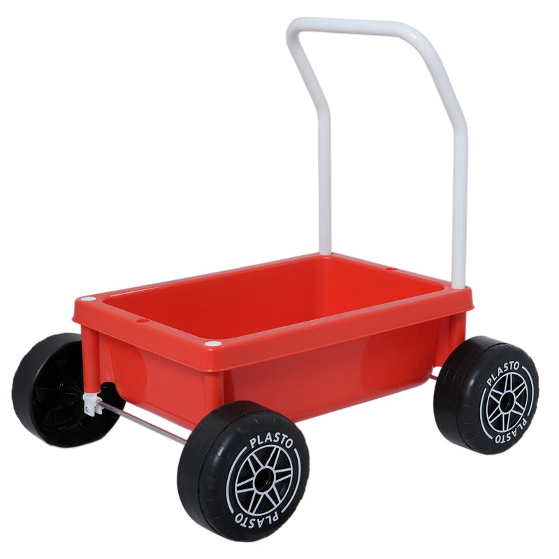 Pchacz dla dziecka PLASTO 102137064 Czerwony