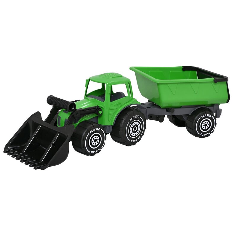 Traktor PLASTO Koparka z przyczepką